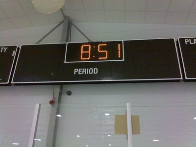 Hockey Scoreboard and Clock
