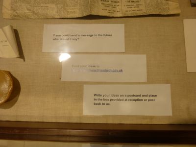 Time Capsule Archive Display
