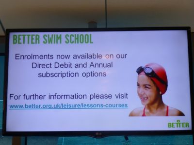 Reception Looping TV Display
