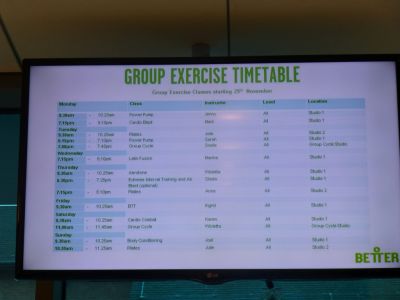 Reception Looping TV Display
