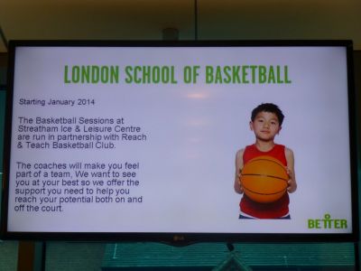 Reception Looping TV Display
