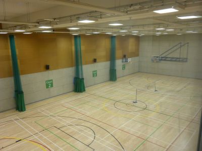 Sports Hall from Ground Floor
