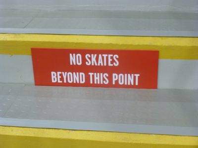 Sign on the Steps
