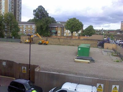 Pope's Road Site from Brixton Rec 07/08/2011
