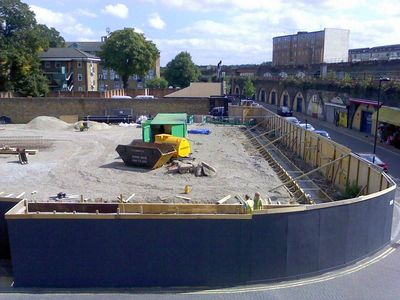 Pope's Road Site From Brixton Rec 01/09/2011
