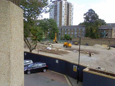Pope's Road Site From Brixton Rec 01/09/2011
