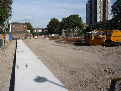 Pope's Road Site Construction of Ring Beam 11/09/2011
