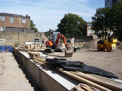 Pope's Road Site Construction of Ring Beam 11/09/2011 
