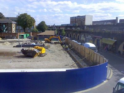 Pope's Road Site From Brixton Rec 15/09/2011
