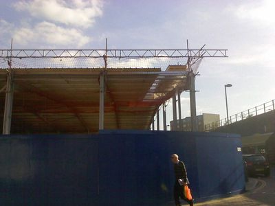 Roof Nearly All Covered 14/10/2011
