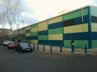 Hoardings Down on Pope's Road 17/12/2011
