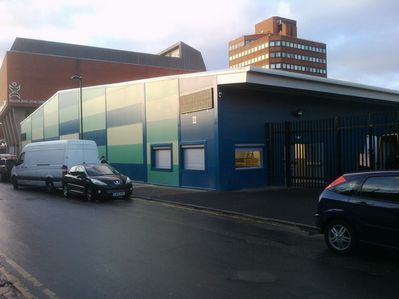 Hoardings Down on Brixton Station Road 17/12/2011
