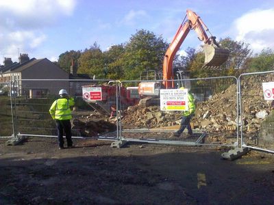 Demolition Behind Rink (Ellora Road)
