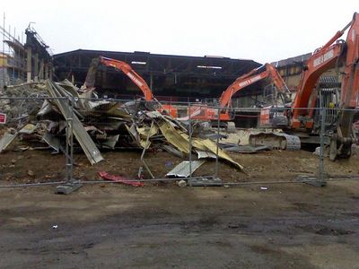 Bus Garage Demolition
