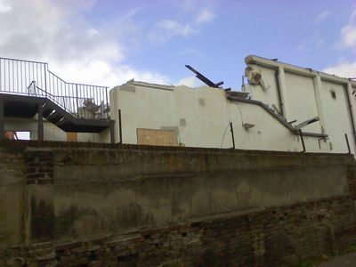 Demolition at Rear of Swimming Pool

