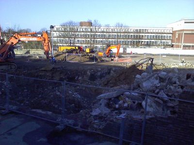 Across Pool Site Towards Railway

