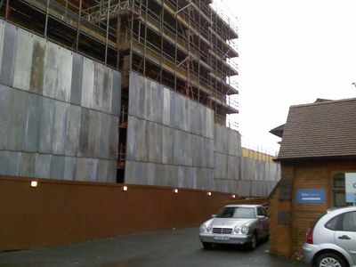 Bus Garage Scaffolding
