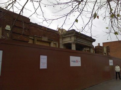 Remainder of Front of Pool Building
