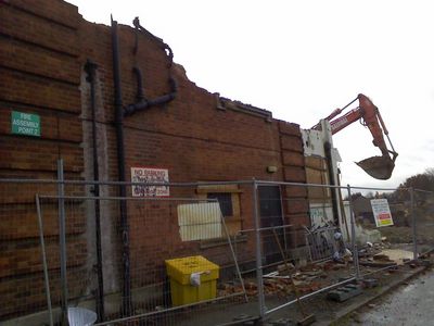 Remainder of Front of Pool Building
