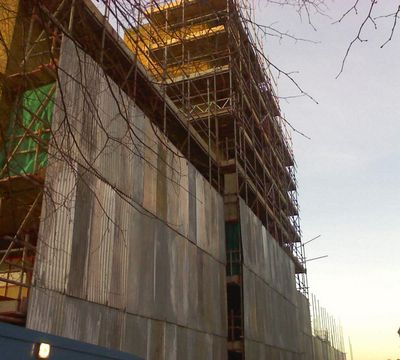 Bus Garage Scaffolding
