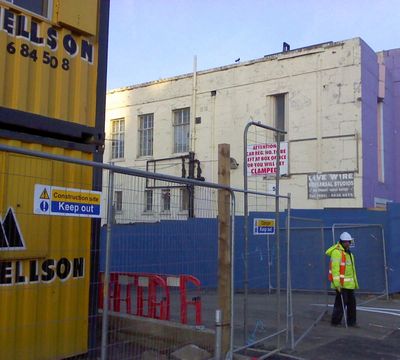 Across Sunday School Site Towards Rink
