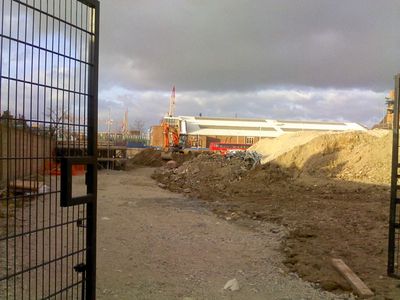 Across Back of Site from Natal Road
