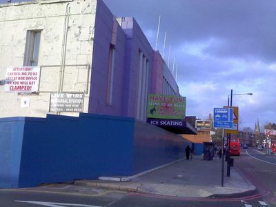 Rink Building Still Intact
