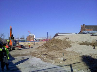 Across Back of Site from Natal Road

