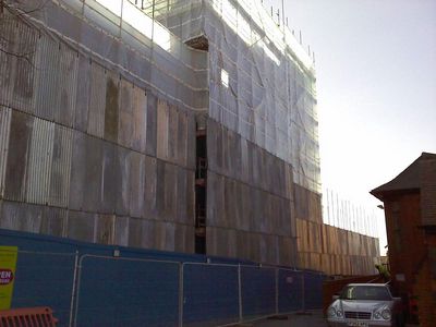 Bus Garage Scaffolding
