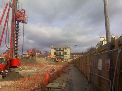 Clear Through to Corner Shops from Natal Road (Bus Garage Gone)

