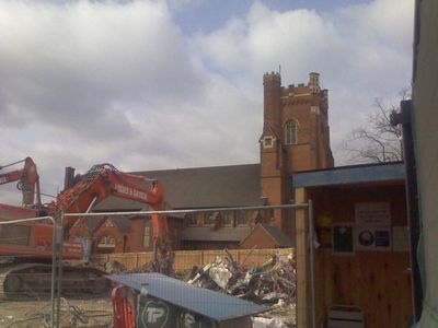 Clear Through to Church (Bus Garage Gone)
