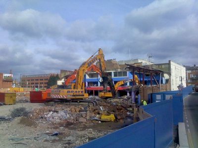 Large Central Section of Rink Gone
