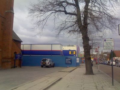 Across Sunday School Site Towards Rink
