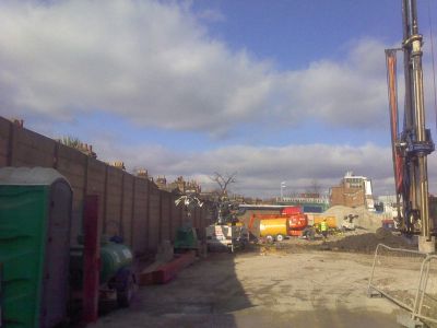 Across Back of Site from Natal Road
