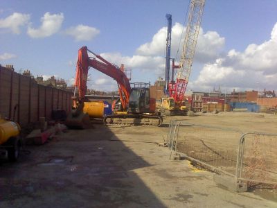 Across Back of Site from Natal Road
