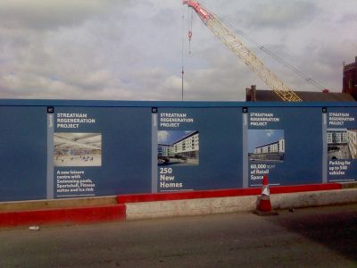 New Hoarding Signs in Natal Road
