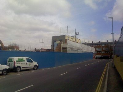 Rear View of Front Part of Rink
