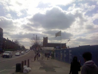 Long View of Remains of Rink Front
