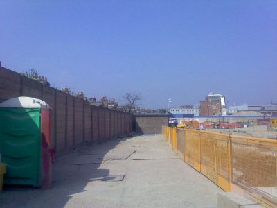 Across Back of Site from Natal Road
