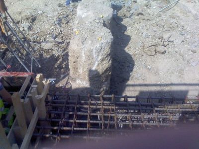 Foundation Digging along Natal Road
