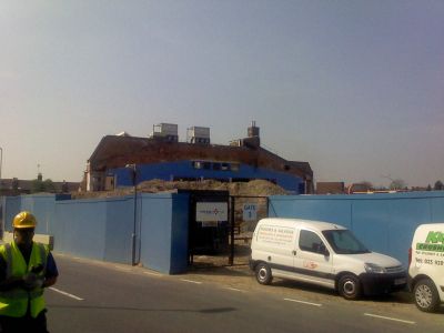 Remains of Back of Rink
