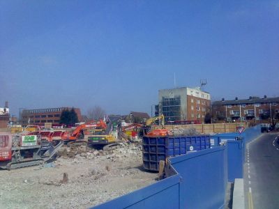 Rear View of Rink Site (No Rink Front)
