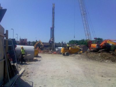 Across Back Part of Old Rink Site towards Ellora Road
