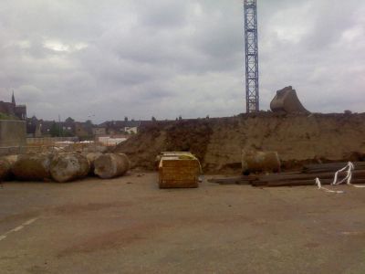 From High Road next to Leisure Centre Site towards Ellora Road
