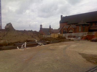 From High Road next to Leisure Centre Site towards Church
