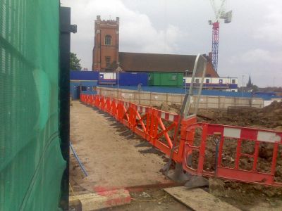 From High Road next to New Interchange towards Church
