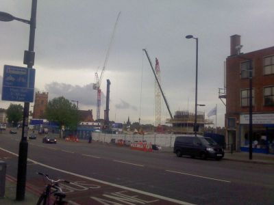 Long View from Across the High Road
