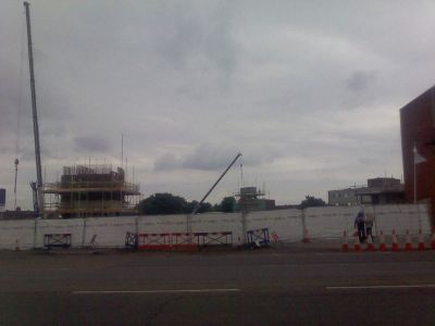 Long View of Interchange from Across the High Road
