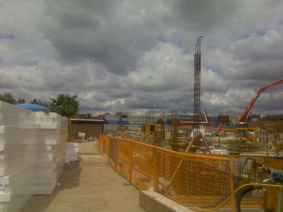 Across Back of Site from Natal Road
