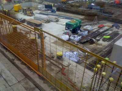 Foundations/Basement of New Leisure Centre along Natal Road (Sloping Bottom of Swimming Pool)
